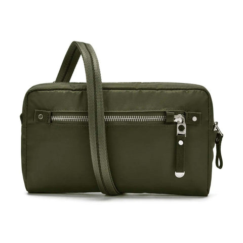 Pacsafe W Anti-Theft RFID Blocking Slashguard 3-in-1 Sling Bag Olive