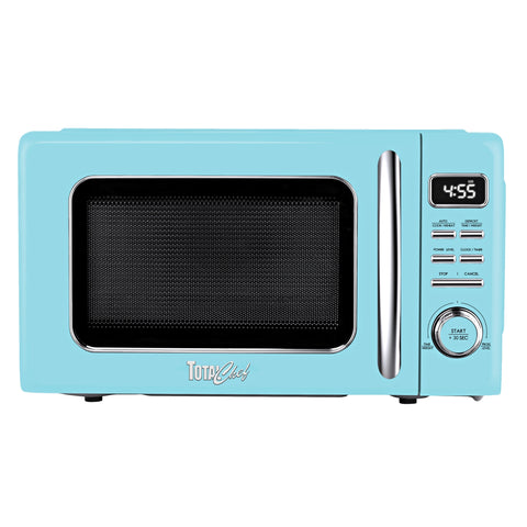 Total Chef Retro Microwave 25L Blue
