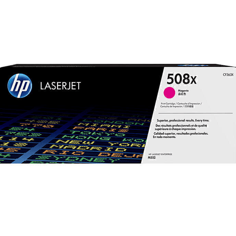 HP 508X Toner Ink Cartridge High Yield Magenta CF363X LaserJet Genuine