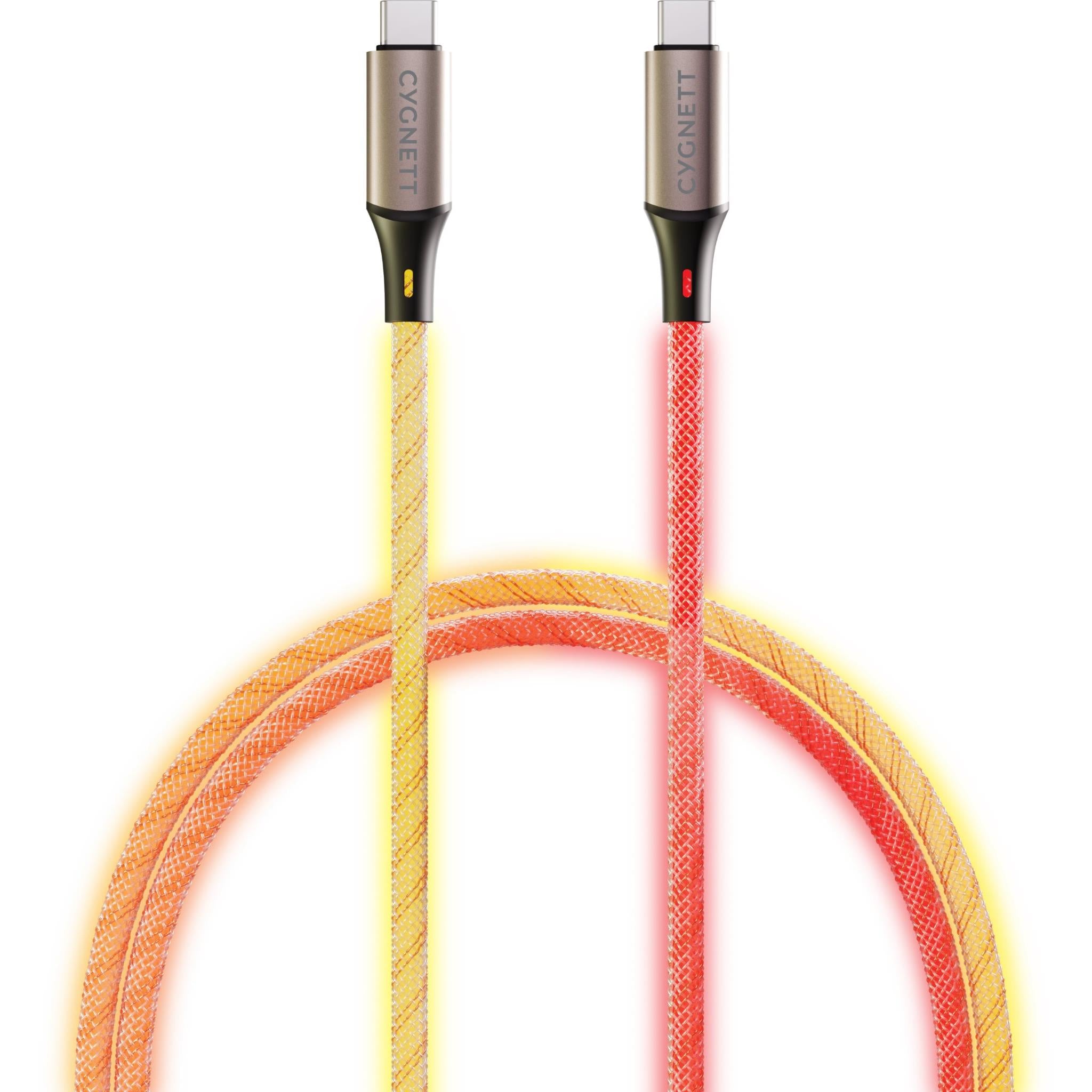 Cygnett Illuminate USB-C to USB-C Light Up Cable JB Hi-Fi