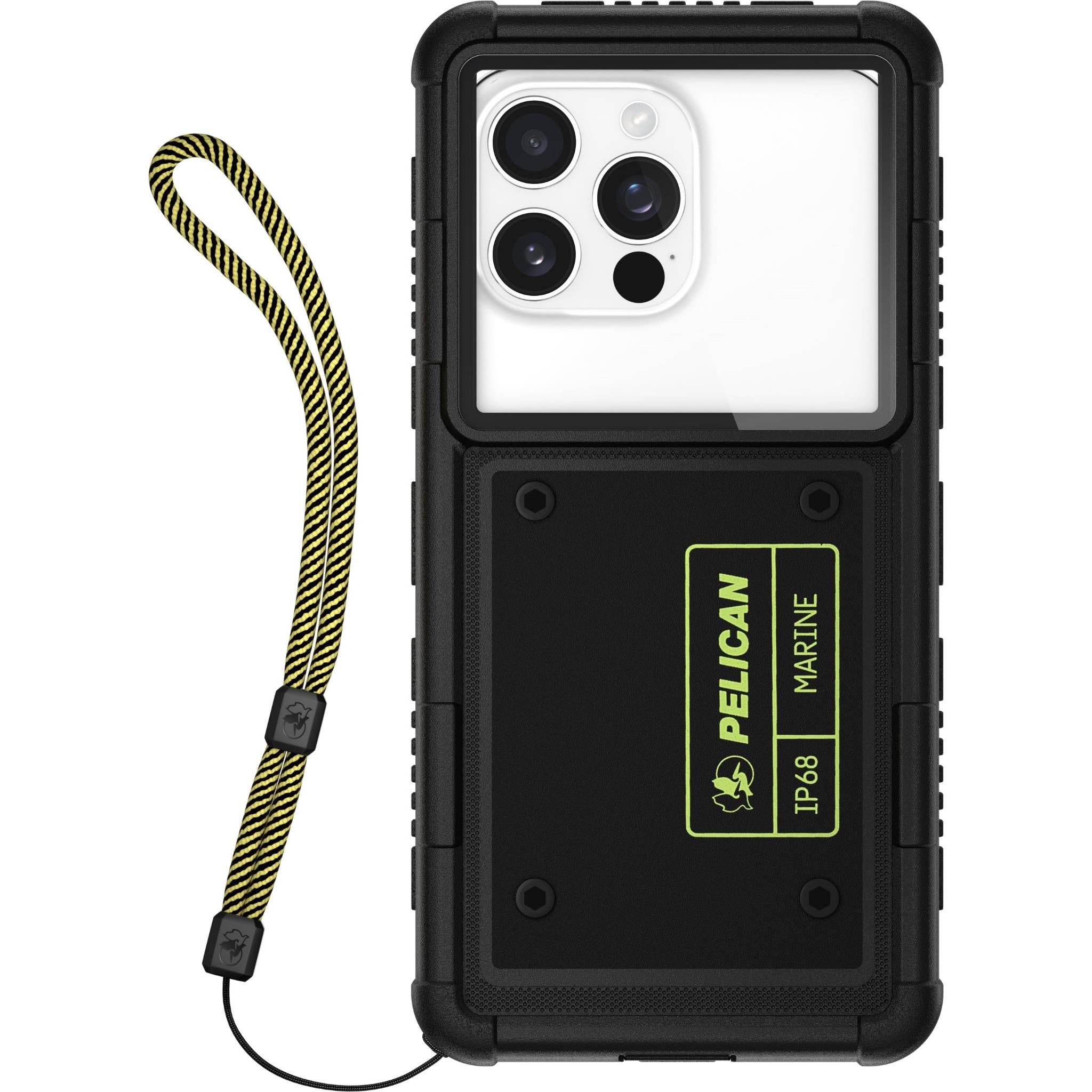 Pelican Marine Universal Waterproof Case (Black/Hi Vis Yellow