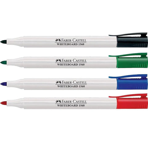 Faber-Castell 1560 Whiteboard Markers Classic Colours [Wallet 4]