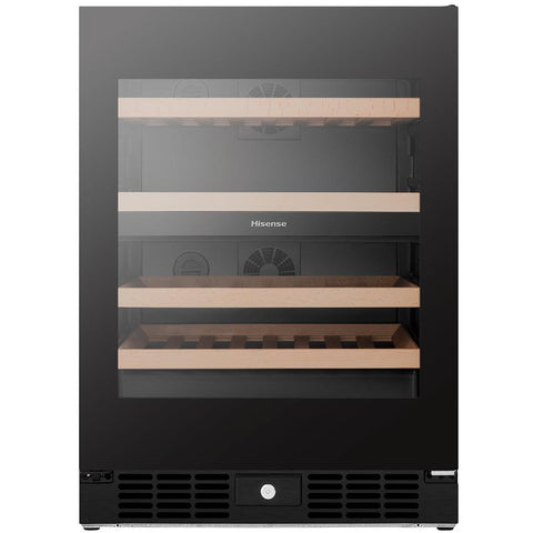 Hisense HRWC46B 46-Botttle Dual-Zone Wine Cabinet