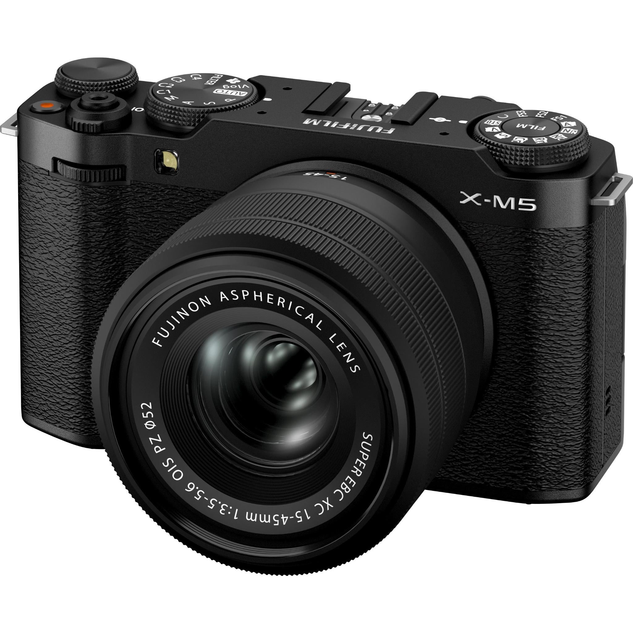 Fujifilm X-M5 Mirrorless Camera with XC 15-45mm Lens (Black) JB