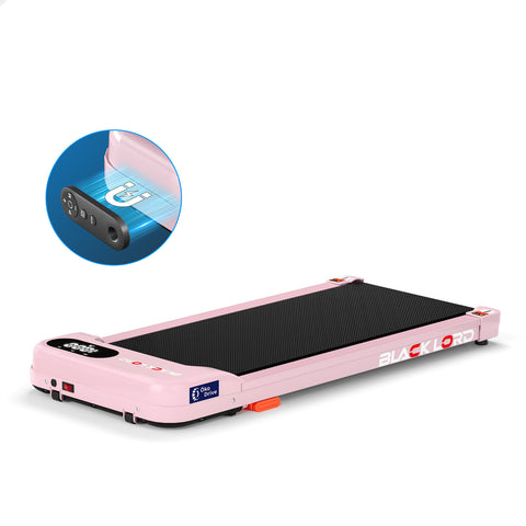 BLACK LORD Treadmill Electric Walking Pad Home Gym Incline Magnetic Remote (Pink)