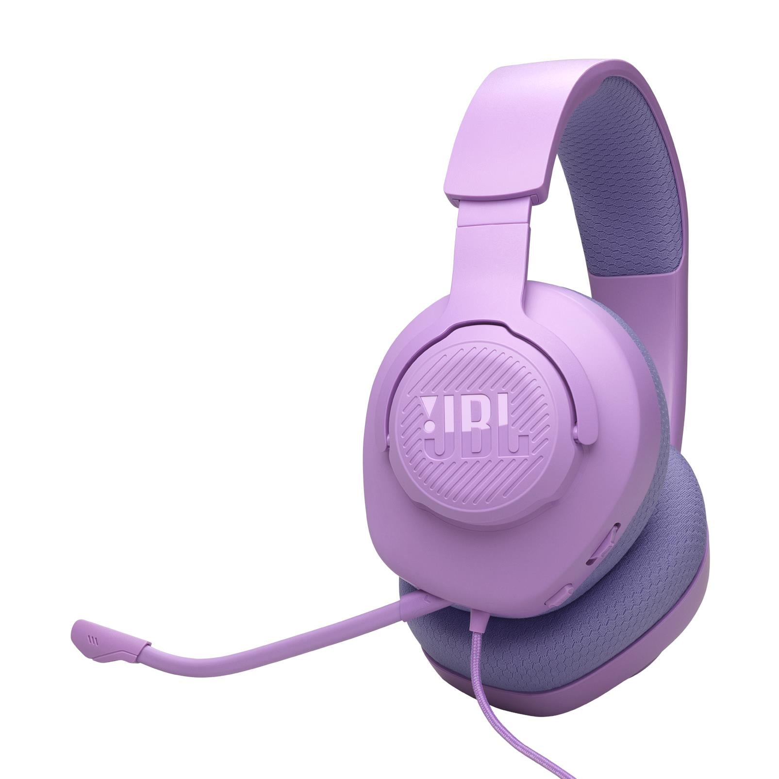 JBL Quantum 100M2 Over-Ear Gaming Headset (Purple) JB Hi-Fi