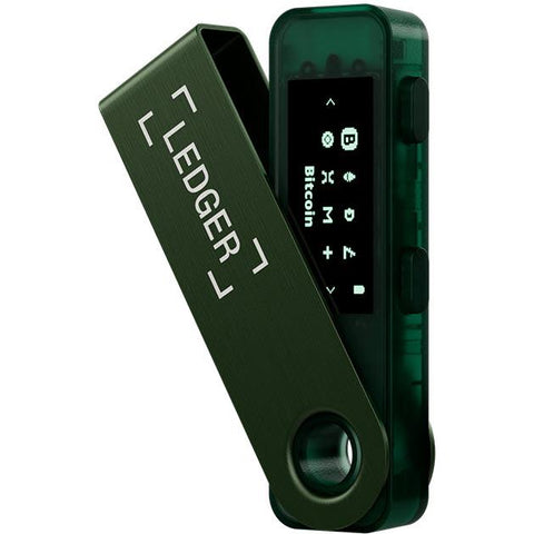 Ledger Nano S Plus Crypto Hardware Wallet (Emerald Green)