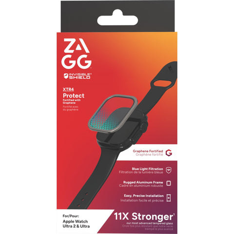 ZAGG InvisibleShield Glass XTR4 Screen Protector for Apple Watch Ultra 3/2/1 49mm