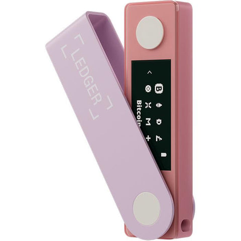 Ledger Nano X Crypto Hardware Wallet (Pastel Pink)