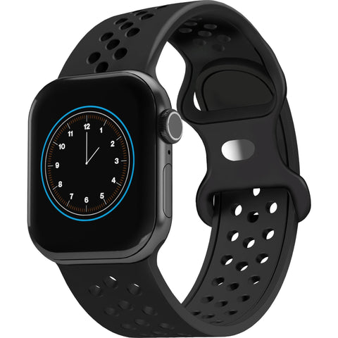 Cygnett SportsBand for Apple Watch [42/44/45/46mm & Ultra 49mm] (Black)