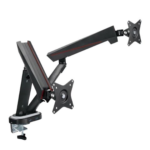 Desky Dual LED Gaming Monitor Arm