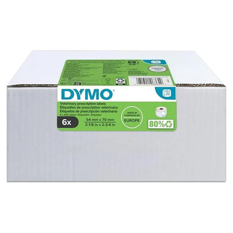 DYMO LabelWriter Veterinary Prescription 54 mmx70 mm (6-Pack)
