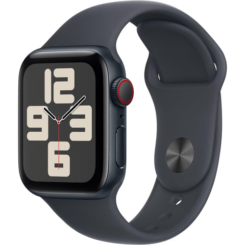 Apple Watch SE  40mm Midnight Aluminium Case GPS + Cellular Band (S/M) [2024] [~Refurbished]