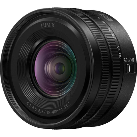 Panasonic LUMIX S 18-40mm F4.5-6.3 Compact Zoom Camera Lens