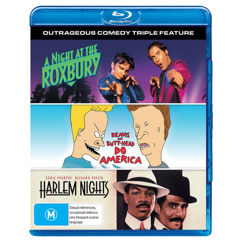 Outrageous Comedy Triple (A Night at the Roxbury/Beavis and Butt-Head Do America/Harlem Nights)