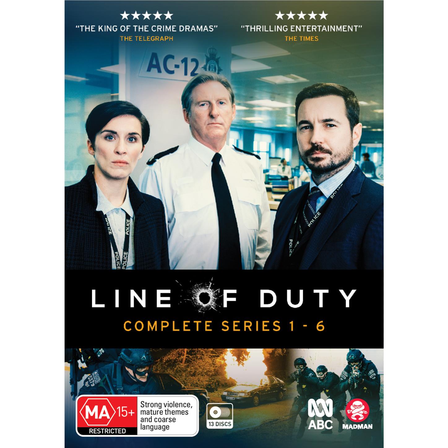 Line of Duty Complete Series 1-6 JB Hi-Fi - Main Image
