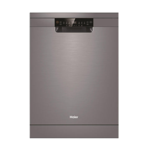 Haier HDW15F1S1 15 Place Setting Freestanding Dishwasher (Satina)