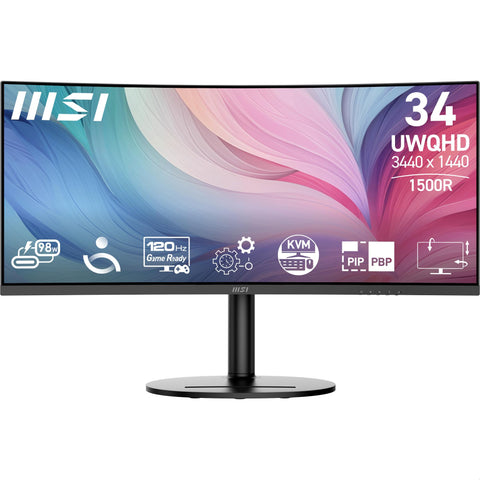 MSI Modern MD342CQP 34" UWQHD 120Hz USB-C 98W Curved Professional Monitor