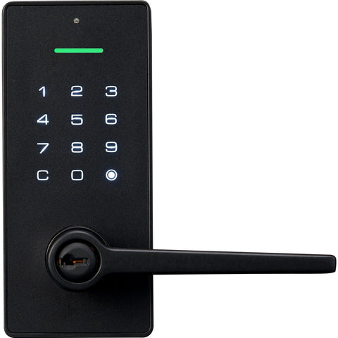Yale Libi Keyed Lever Door Lock (Matt Black)