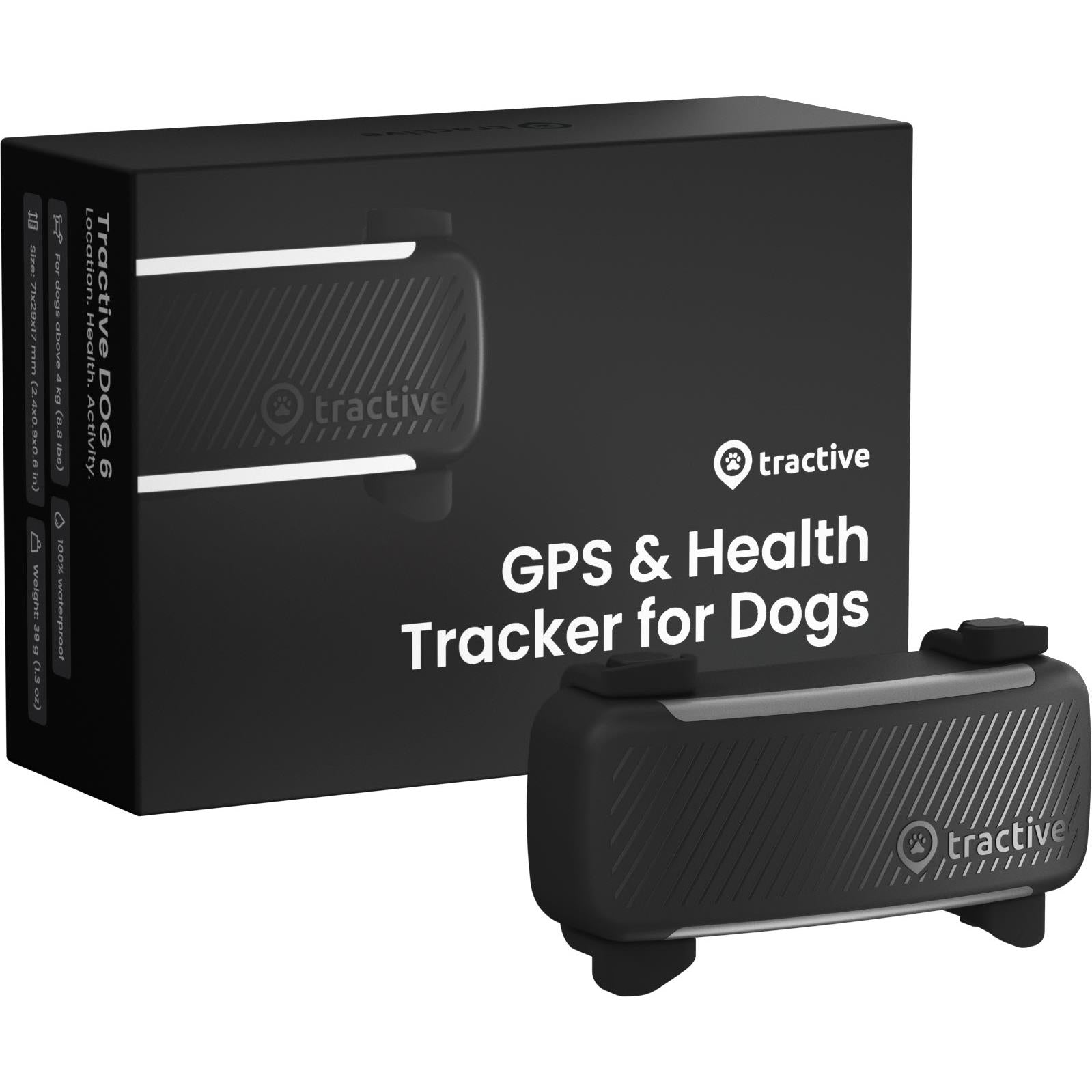 Tractive GPS Tracker Dog 6 (Black) - JB Hi-Fi