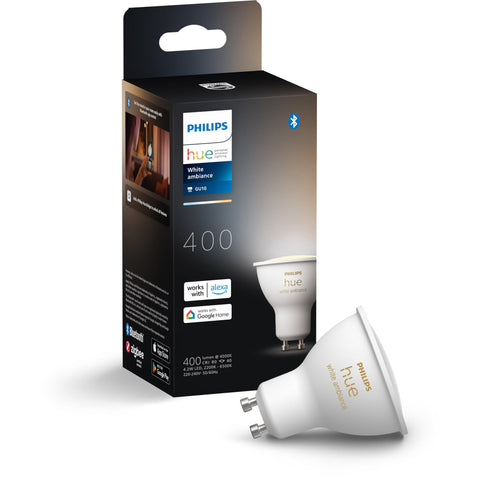Philips Hue White Ambient Bluetooth Bulb  (GU10)