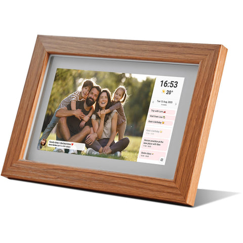 Jackson Frameo Smart Digital Photo Frame 7" 16GB (White Oak)