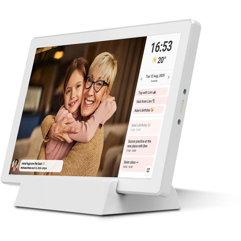 Jackson Rechargeable Smart Digital Photo Frame 10.1" 16GB (White)