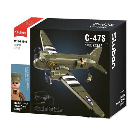 Sluban 1/44 1015pc C-47 Skytrain