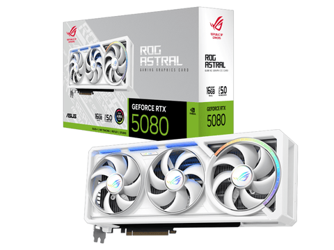 ASUS ROG Astral GeForce RTX 5080 White Edition Graphics Card
