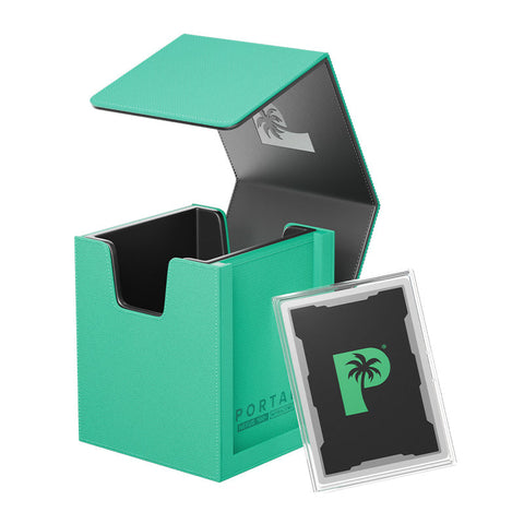 Palms Off Gaming Portal Nexus 100+ Turquoise Deck Box