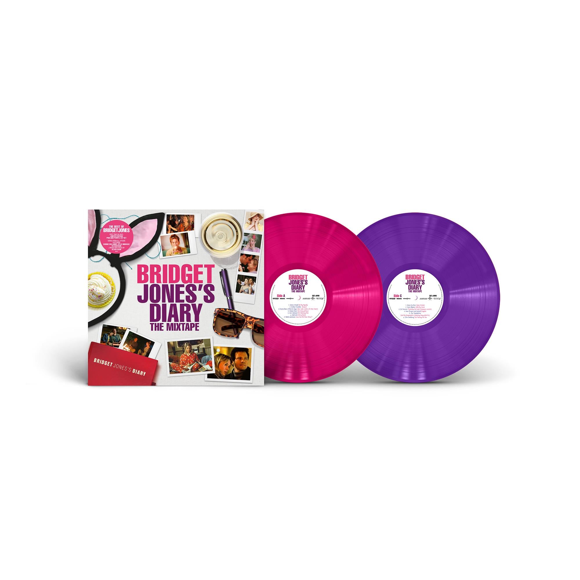 Bridget Jones's Diary – The Mixtape (Fuschia Pink and Purple Vinyl