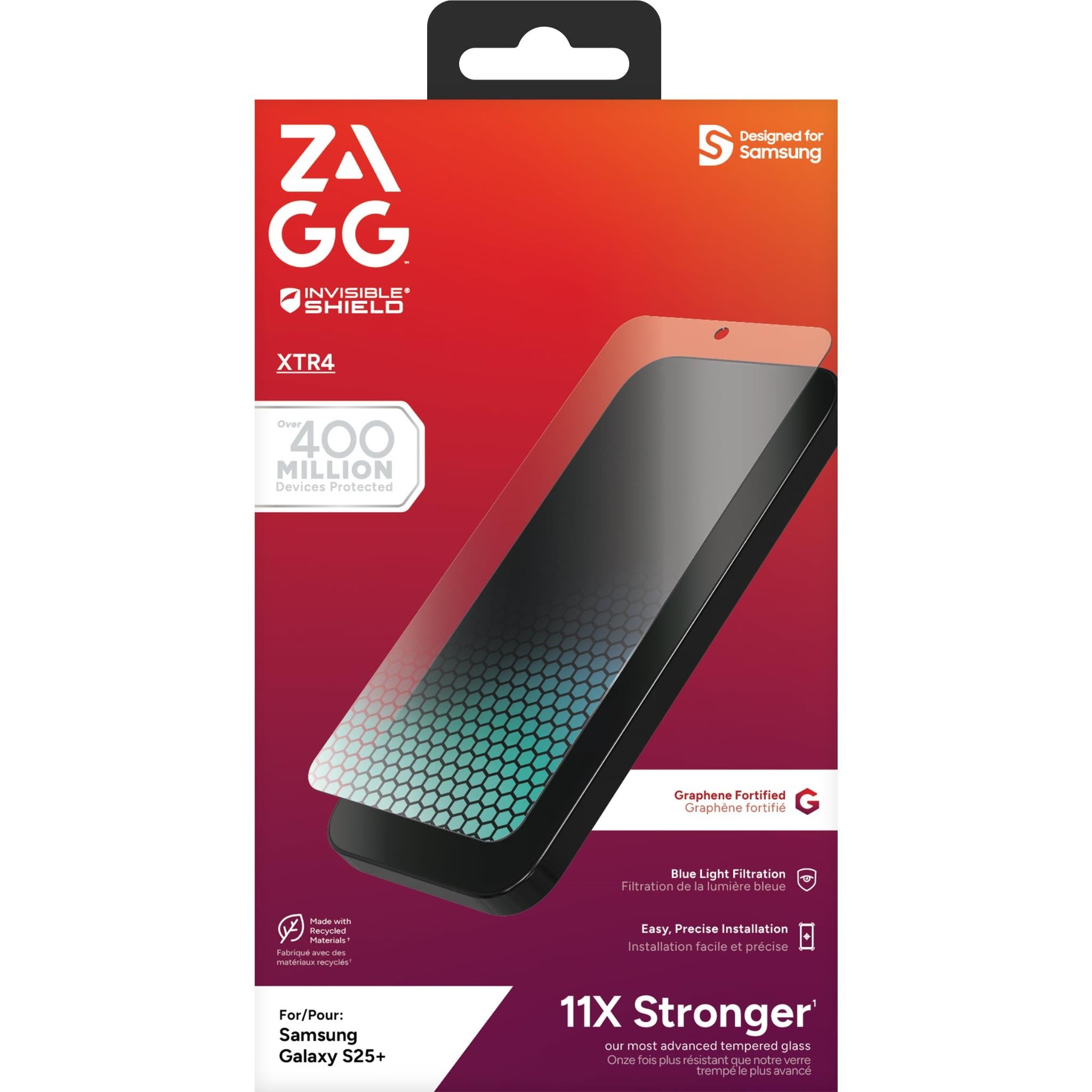 ZAGG InvisibleShield Glass XTR4 Screen Protector for Galaxy S25+