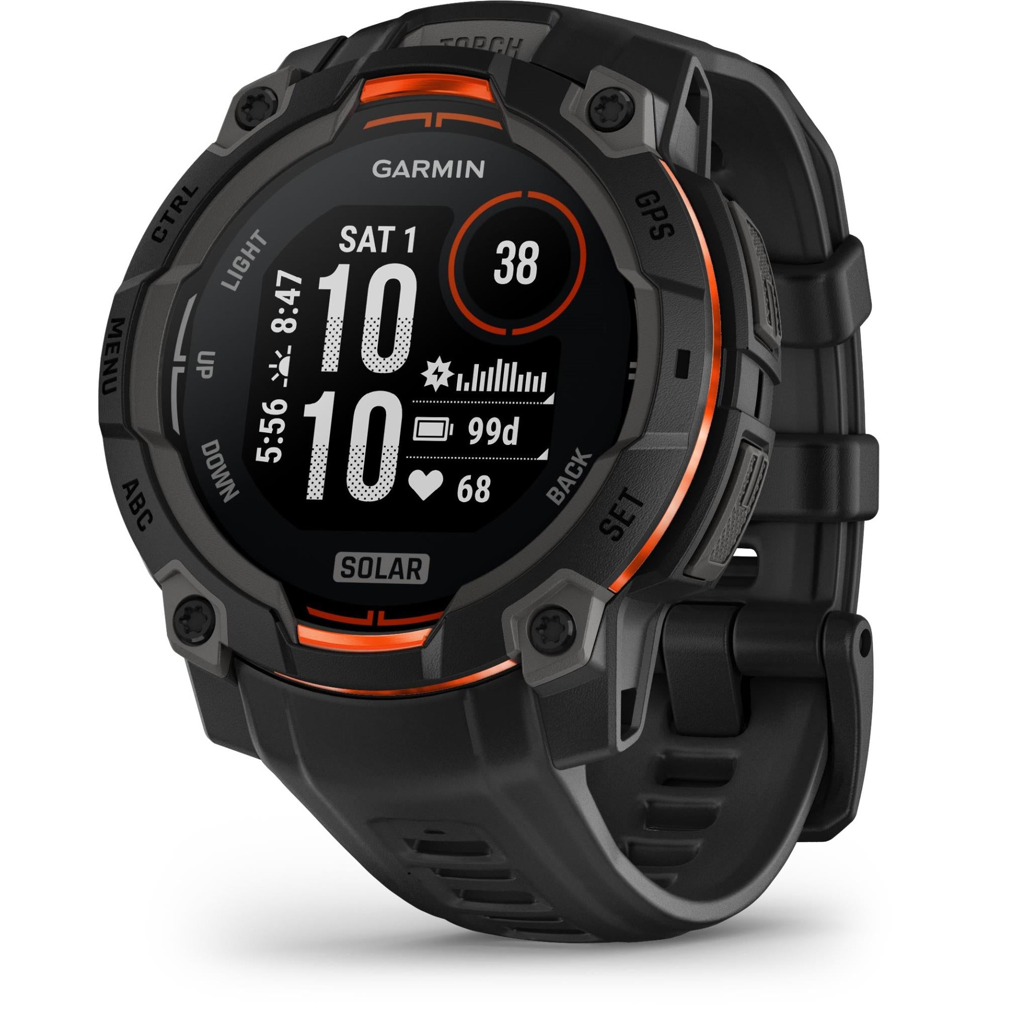 Garmin Instinct 45mm Solar Smart Watch (Black) JB Hi-Fi