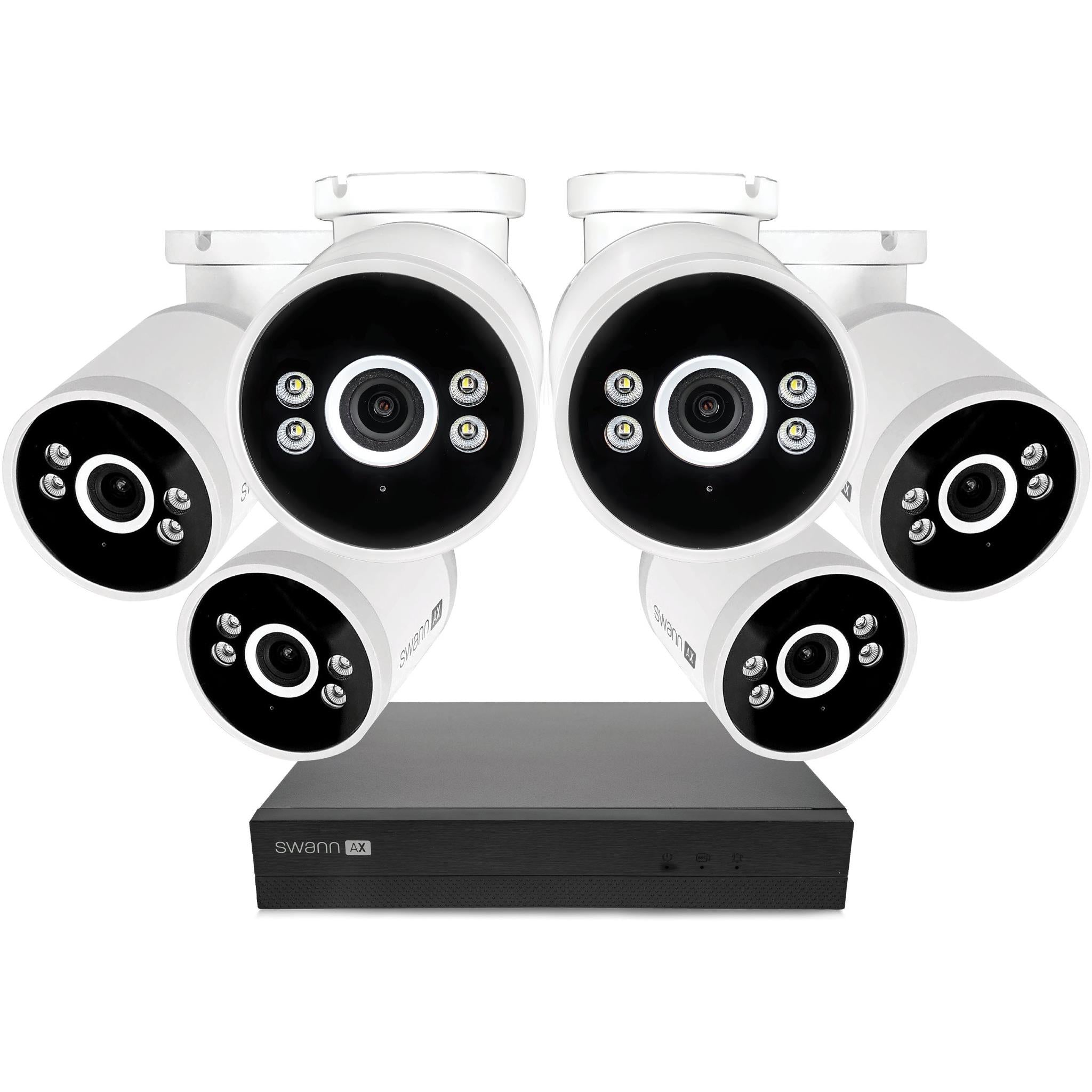Swann 4K AdvancedX Series NVR Security System [6 Camera Kit] JB