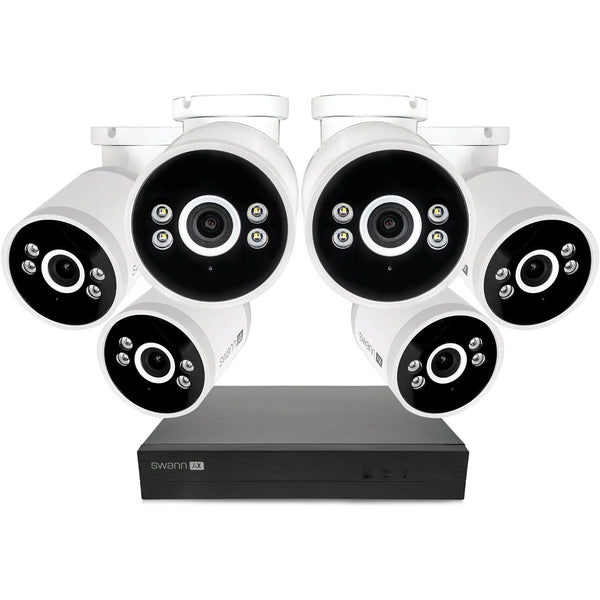 Swann 4K AdvancedX Series NVR Security System [6 Camera Kit] - JB