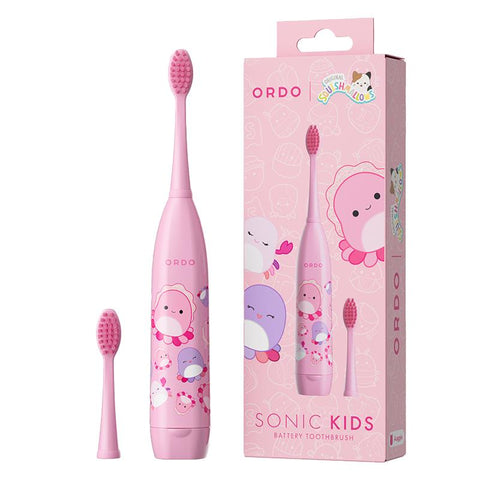 Ordo Sonic Kids Squishmallows Battery Electric Toothbrush (Squish Auggie)