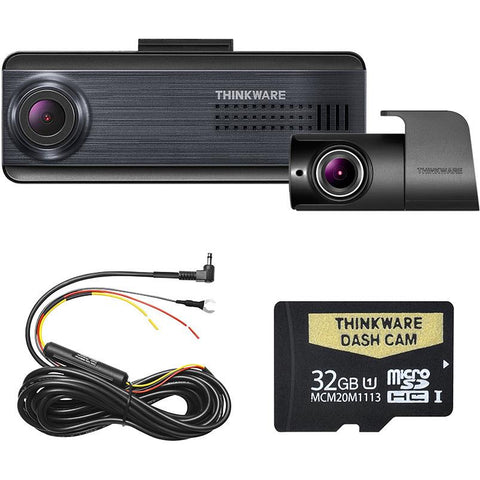 Thinkware Q200 Front and  Rear Dash Camera Kit with 32GB MicroSD Card