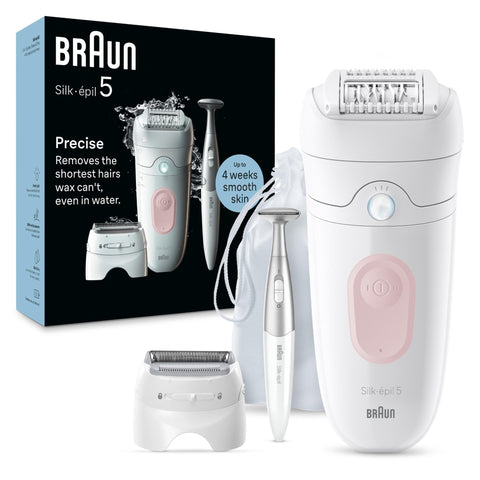 Braun Silk-épil 5 Wet & Dry Epilator (Flamingo Pink)