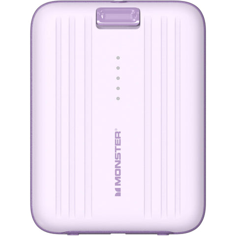 Monster 10K 22.5W Portable Power Bank (Purple)