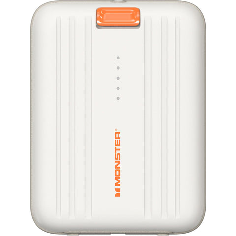 Monster 10K 22.5W Portable Power Bank (White)