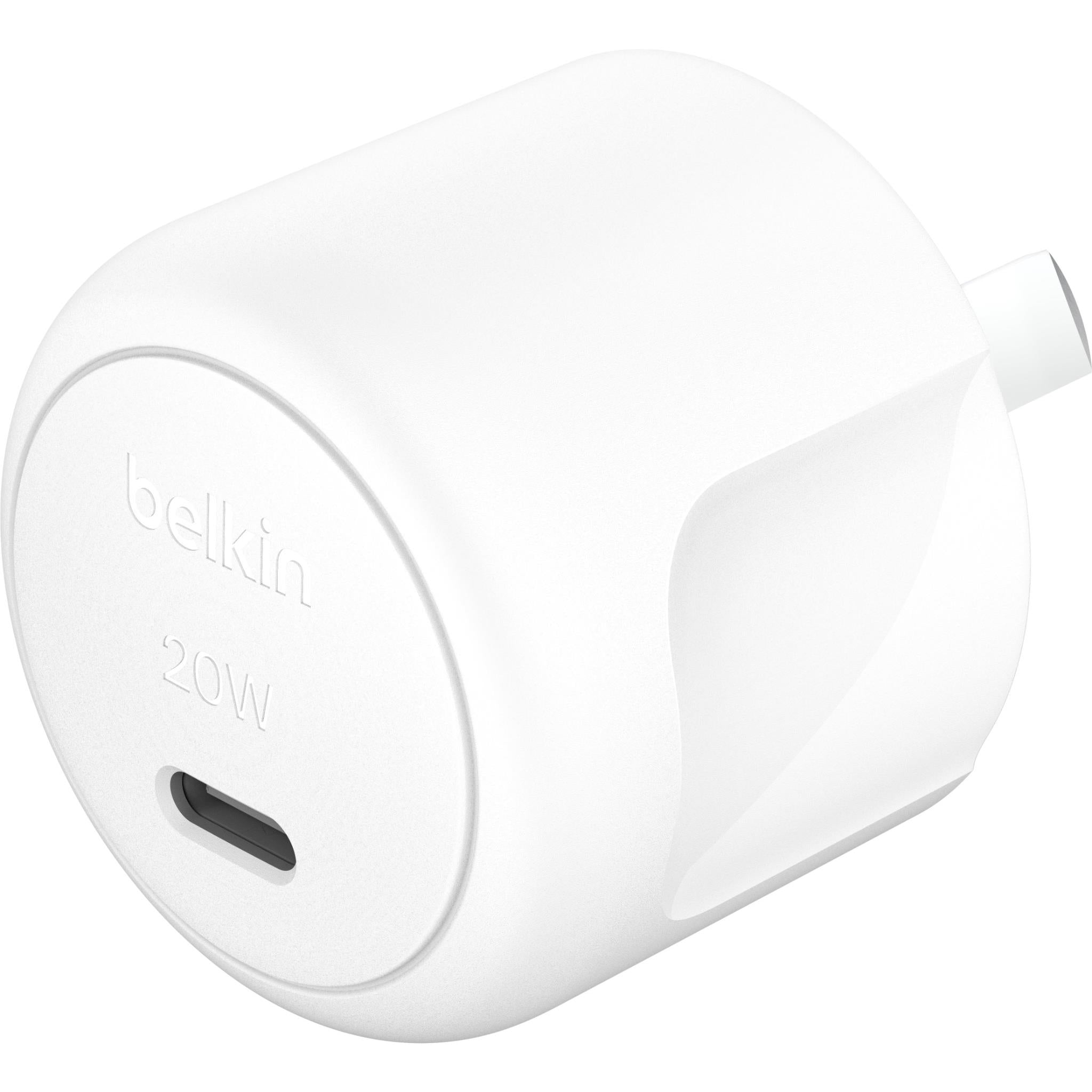 Belkin Boost Charge 20w Belkin 20w Buy The Belkin BoostCharge USB-C Wall Charger Compact 20W WCA009auWH  Online