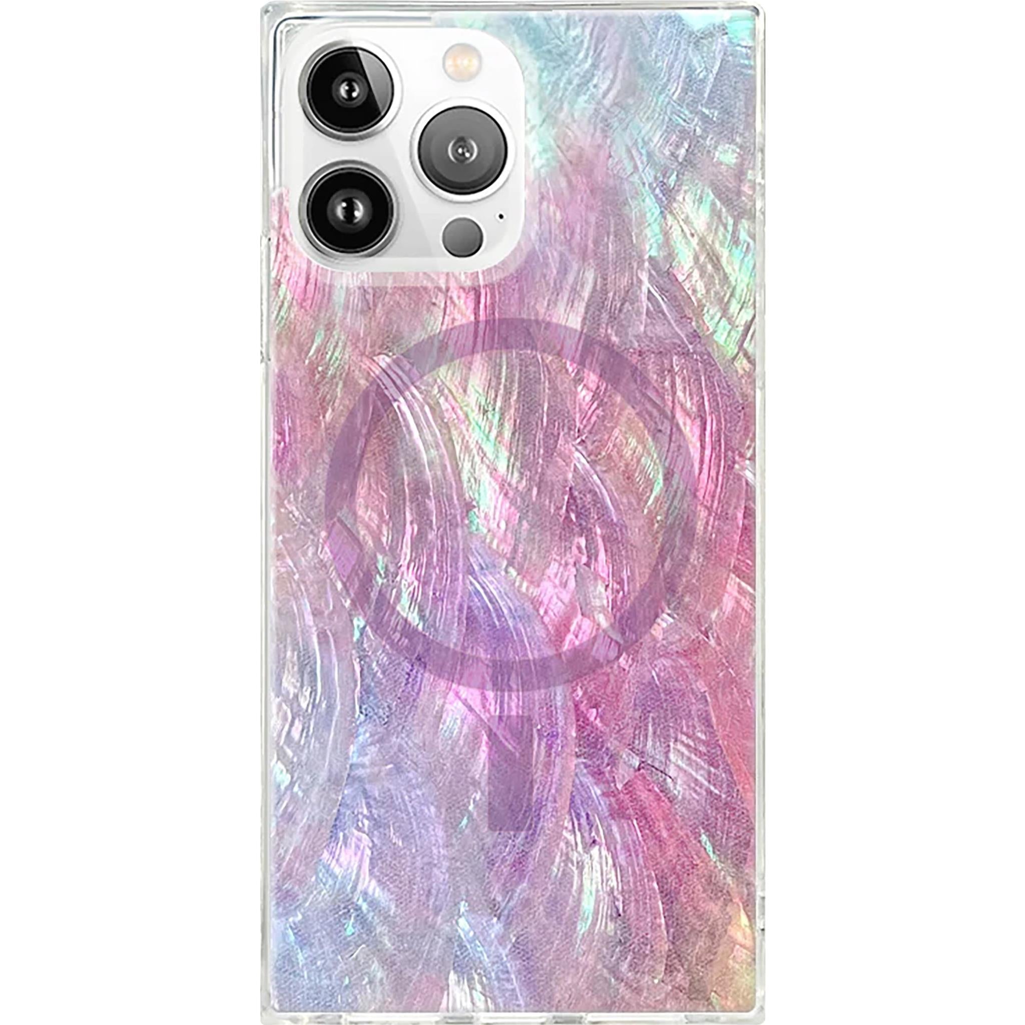 Flaunt SQUARE MagSafe Case for iPhone 16 Pro Max (Pink Mother of