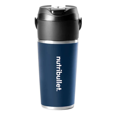 NutriBullet Flip Stainless Steel Portable Blender (Indigo)