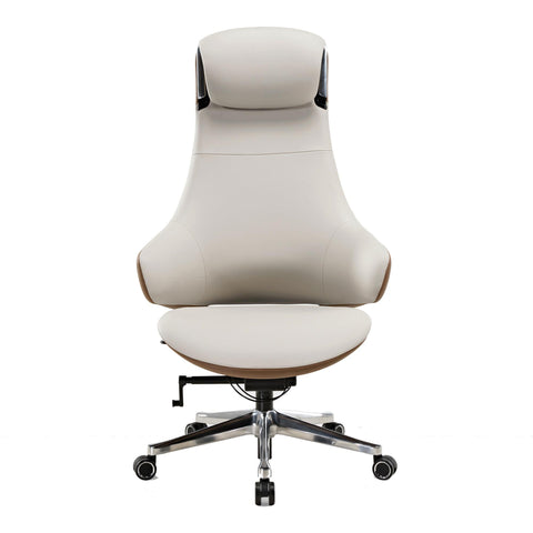Eureka Serene Series Ella Genuine Leather Executive Office Chair