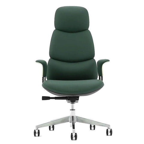 Eureka Serene Series Paulo Genuine Leather Executive Office Chair