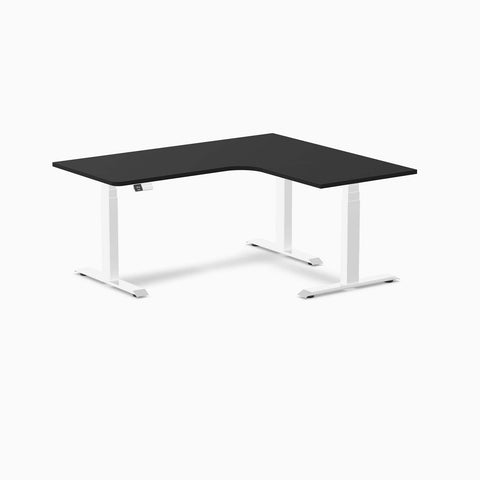 Desky Sigma L-Shape Gaming Desk Right Return 160 cm White Frame