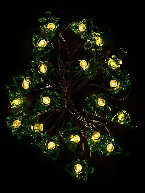 Christmas Warehouse - LITEBA76 20 Warm White LED Christmas Trees String Fairy Static Battery Lights | 2m Warm White