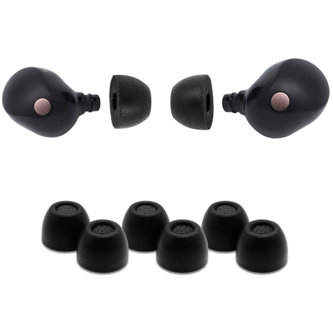 Comply Headphone Ear Tips for Sony True Wireless (Black) [Medium]