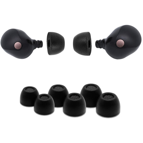 Comply Headphone Ear Tips for Sony True Wireless (Black) [Assorted]