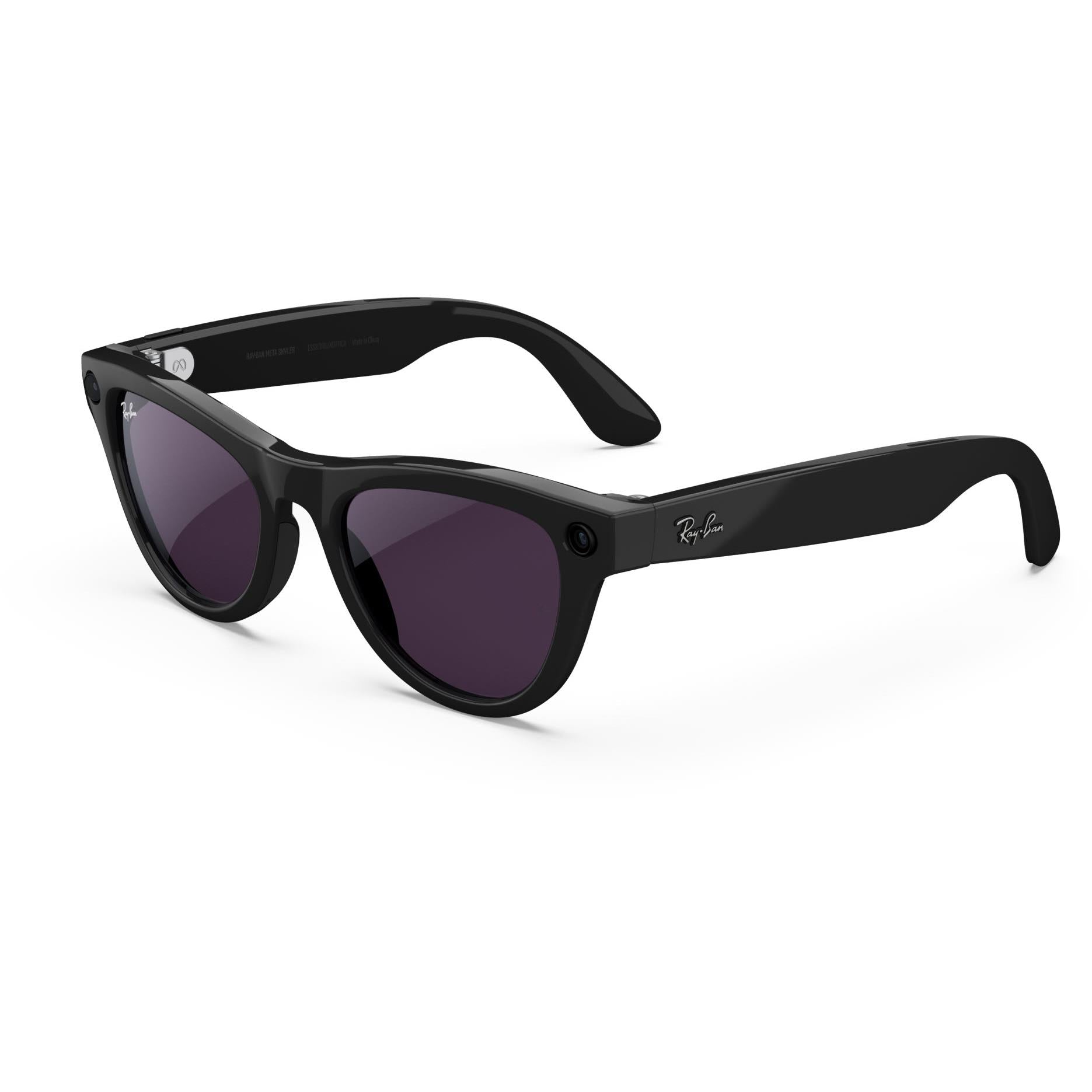 Ray-Ban Meta Skyler Gen AI Glasses (Shiny Black/Amethyst